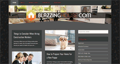 Desktop Screenshot of blazzinghouse.com